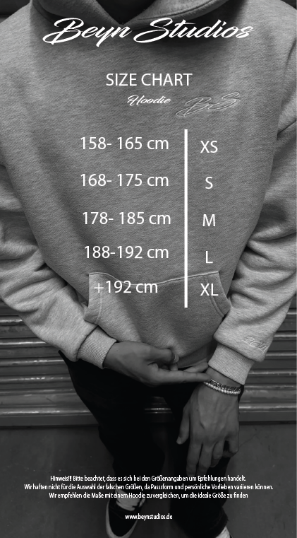 schwarzer Oversize Hoodie