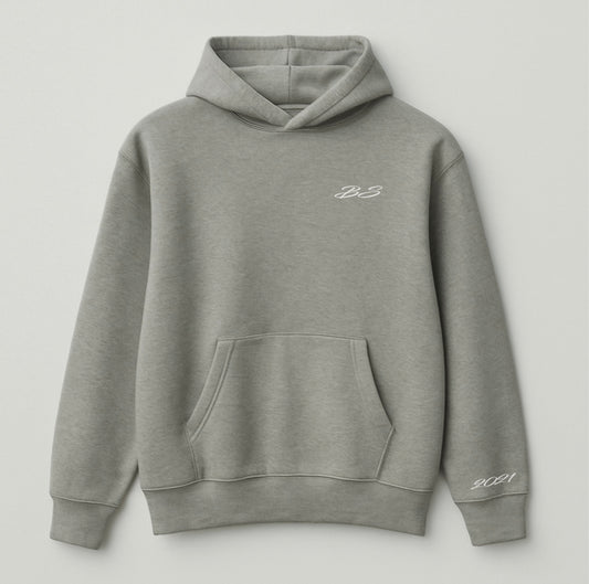 Grauer Oversized Hoodie