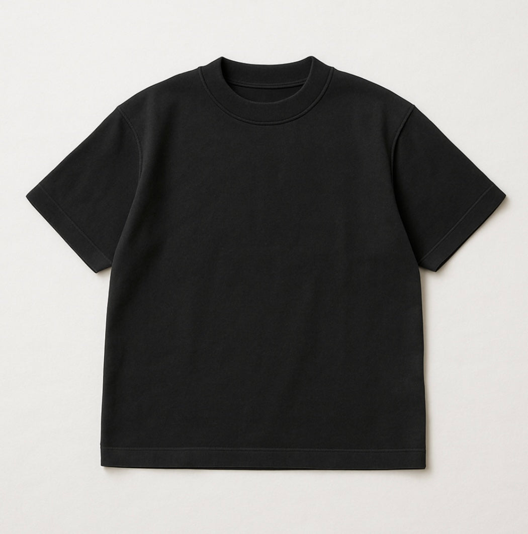 Blankes Oversize shirt schwarz